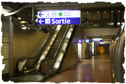 A la base, c'etait pr�vu direction : Denfert Rochereau (ligne6 -> RER B)